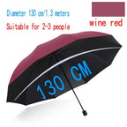 Super Large 51-inch Folding Umbrella | Windproof Business & Travel Sun Rain Umbrella