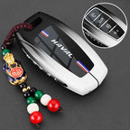 Leather Car Key Case Cover for Great Wall Haval H6 2024 H9 2024 H2 M6 Cool Dog Plus Owl Dragon MAX F7 F7X F7H H8 H3 Accessories
