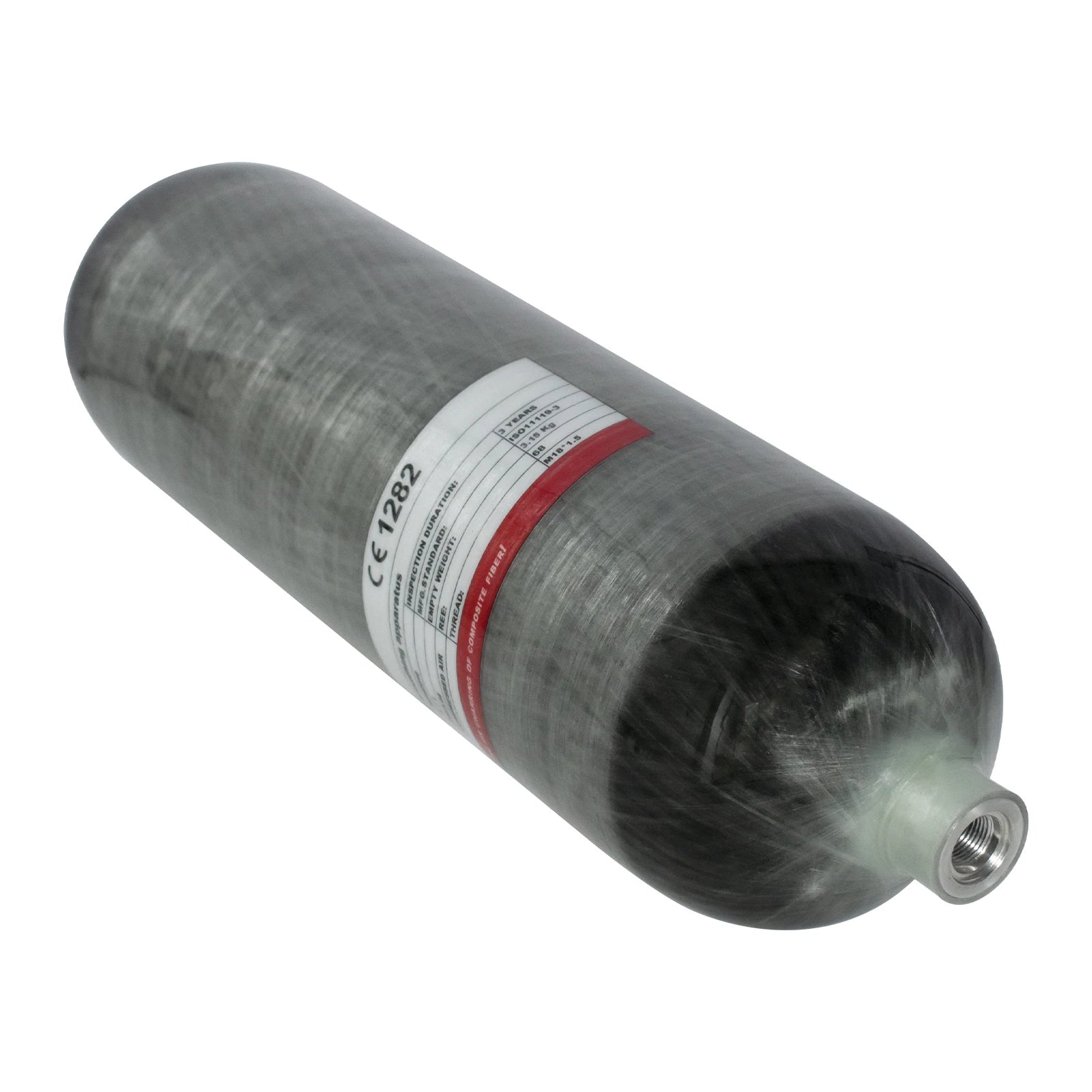 TUXING 4500Psi 4.7L Carbon Fiber Cylinders 300Bar High Pressure Cylinders for HPA Scuba Diving Tank Thread M18*1.5