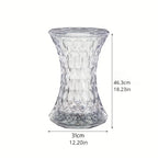 Storage Stool - Luxurious Acrylic Transparent Stool - Multi-purpose Bathroom Stool & Living Room Stool