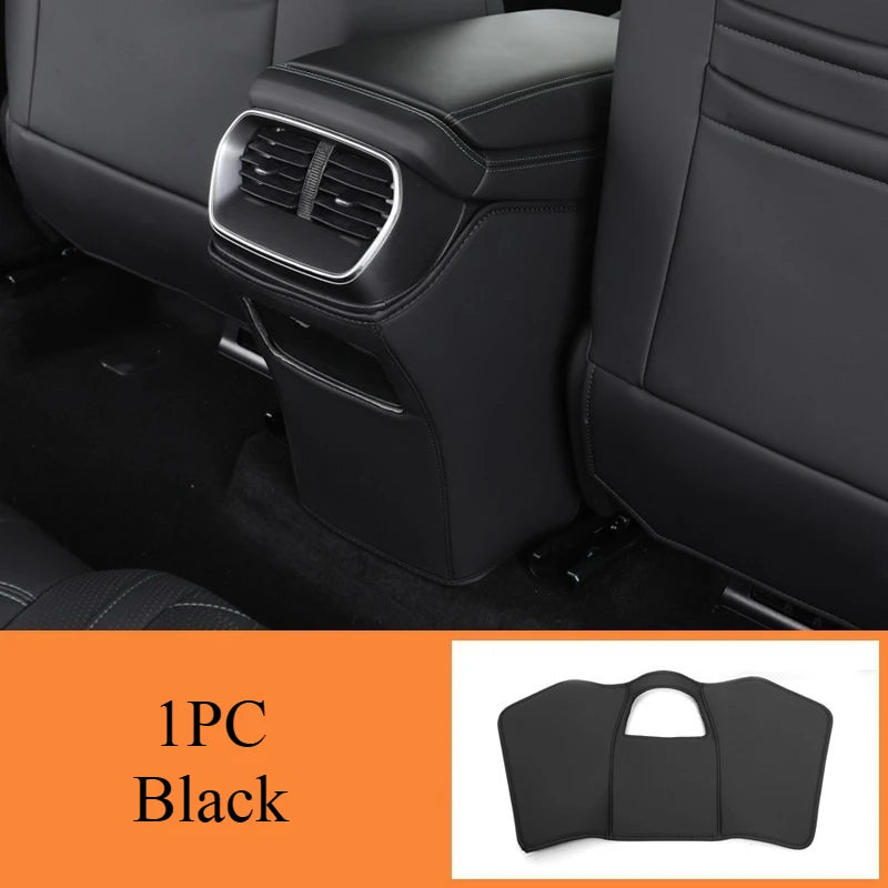 For BYD Sealion 7 Sea lion 07 EV 2024 2025 Accessories Leather Car Front Seat Rear Anti Kick Dust Board Pad Frame Cover Interior