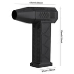 130000RPM Mini Turbo Jet Fan 52m/s+ Brushless Motor Violent Blower Portable Dust Blower for Computer Keyboard Outdoor Car Home