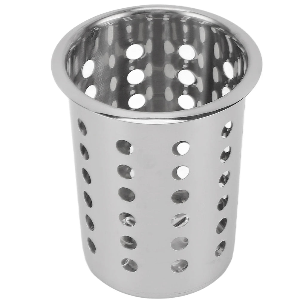 Kitchen Utensil Holder 304 Stainless Steel Large Capacity Multipurpose Knife Fork Chopsticks Bucket for Home Kitchen Countertop