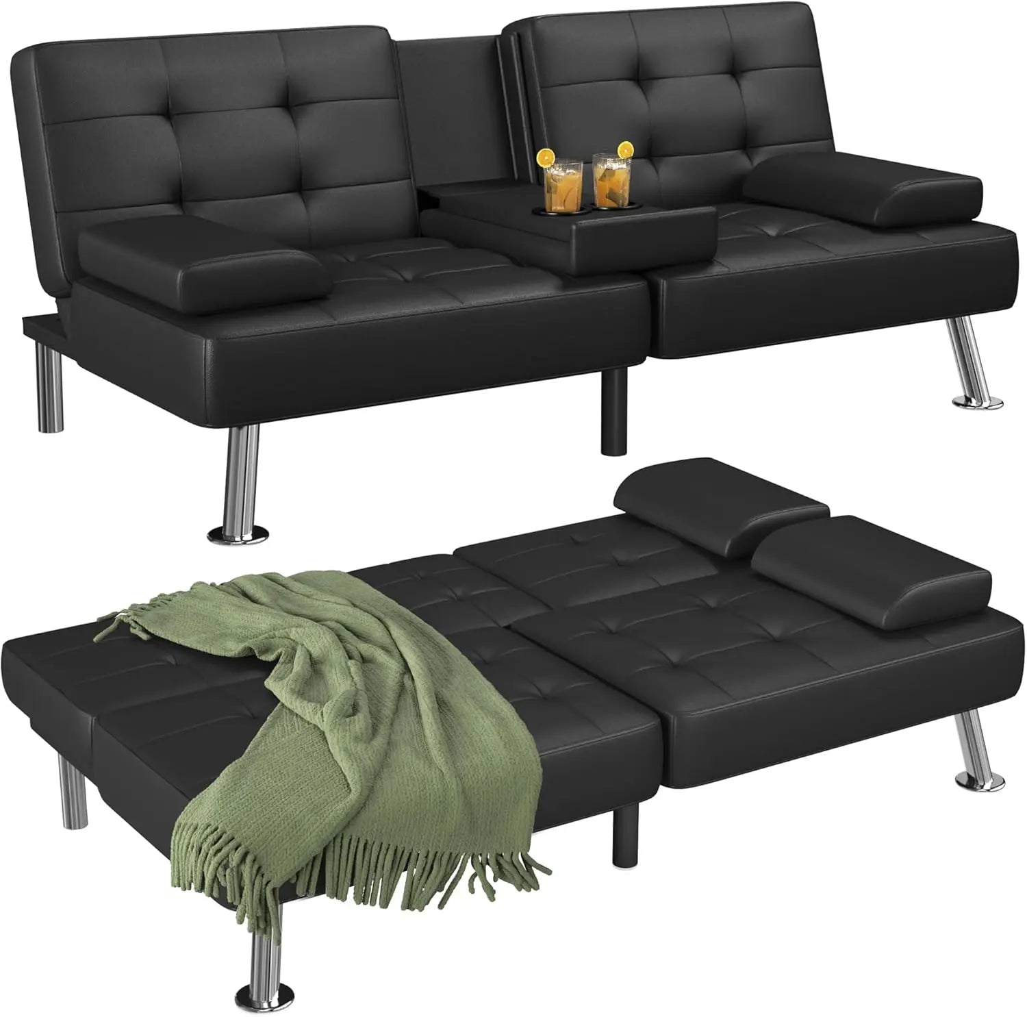 Modern Folding Futon Sofa Bed