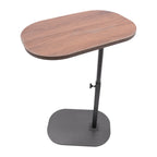Height Adjustable Side Table 45-80cm, C-shaped Side Table, Small Coffee Table for Home&Outdoor