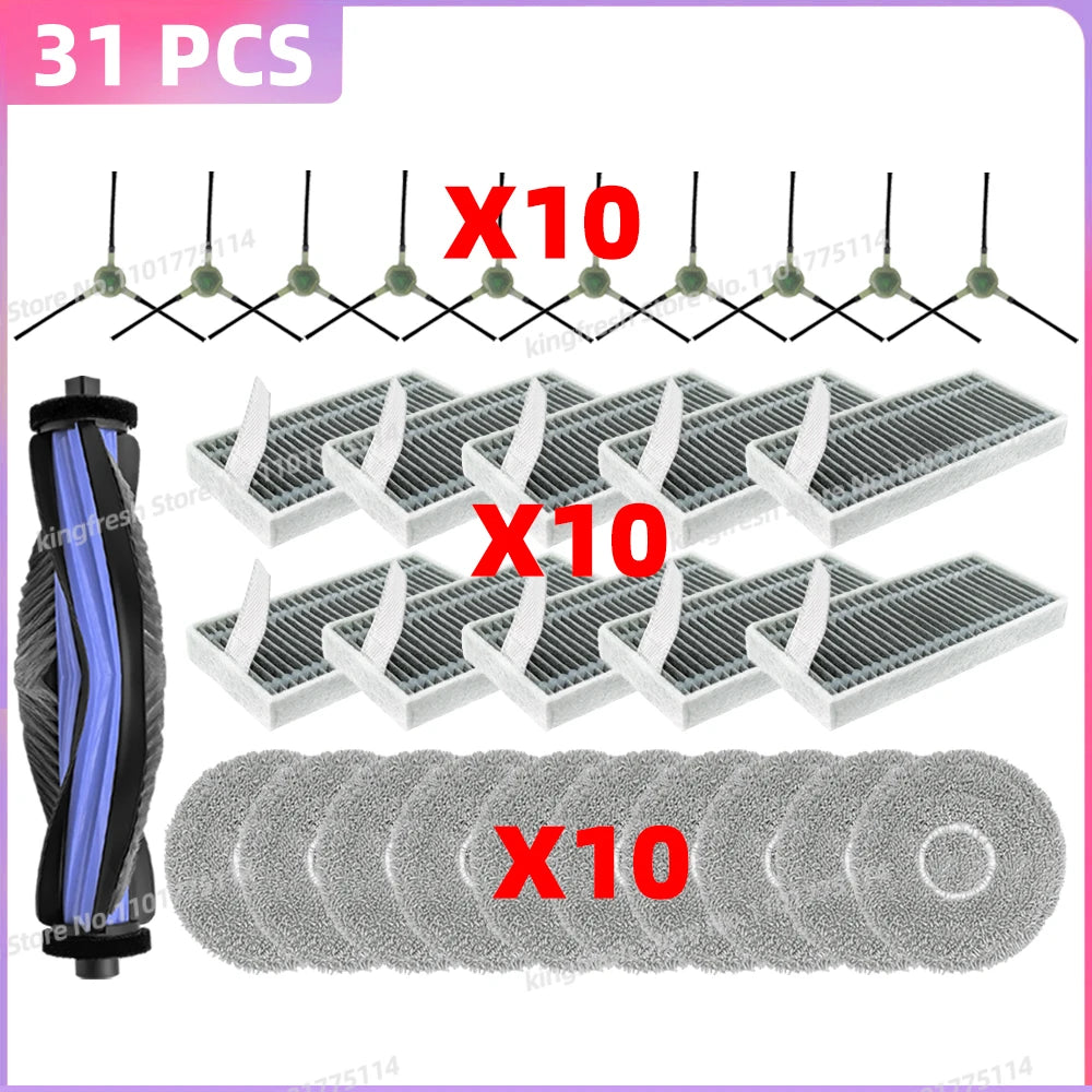 Compatible For ( Lefant M3 / M3 MAX / M3L ) Vacuum Parts Main Roller Side Brush Mop Cloth Filter Accessories