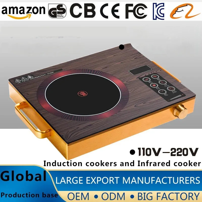 The Infrared Heating Cookware Cooking Multifunctional Electric Ceramic Stove 3500W Infinitely Adjustable Power For Soup Cooking