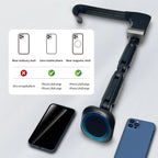 For Tesla Model 3 Model Y 2023 Foldable Wireless Magnetic Phone Holder Phone Gripper Car Screen Mount Support Arm Mobile Stand