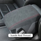For VW Golf 7 Volkswagen Golf mk7 Accessories Central Control Pad Seat Armrest Box Protective Cover Ultra Fine Fiber Leather