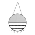 Wall Earring Hanger  Metal Grid Wall Shelf Earring Organizer Jewelry Holder Ear Stud Display Rack for Bracelet Necklace Ring