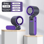 2025New Rechargeable Electric Handheld Fan 100 Speeds Adjustable Porta
