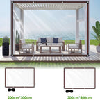 Chicken Coop Cover Transparent Tarpaulin Outdoor Garden Waterproof Run Tarp with Rope Reinforced Edges Chicken Coop Porch Canopy