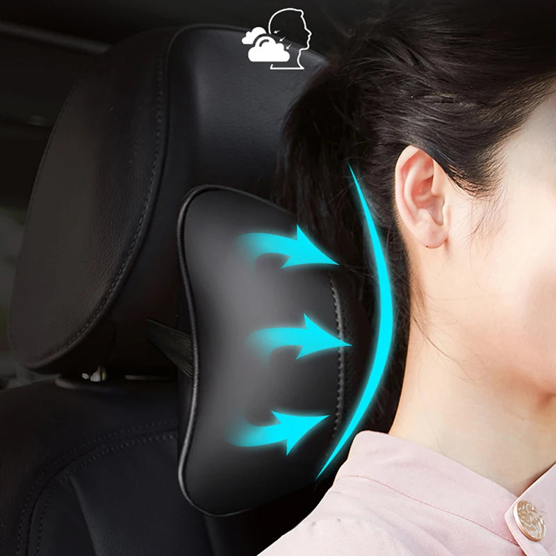 1Pcs Car Seat Headrest Lumbar Support Accessory For Peugeot 301 307 207 206 208 308 508 107 408 607 205 406 106 807 4008 108 407