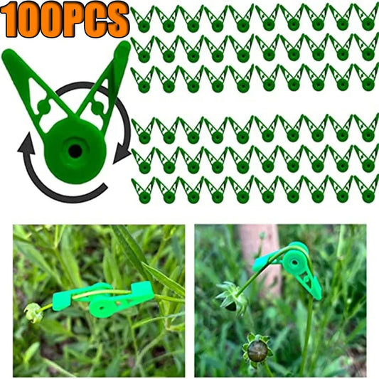 Plant Branches Bender Training Clips Garden Stem Trainer Clips 360 Degree Adjustable Planter Holder for Low Stress Training Tool