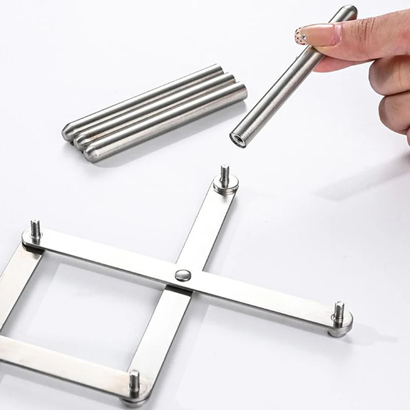 Kitchen Gadgets Pot Lid Rack Pan Lid Organizer Retractable Foldable Stainless Steel Plate Dish Holder Shelf Tableware Storage