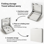Outdoor table, portable folding table with handle - suitable for outdoor camping, picnicking, gatherings, no electricity require