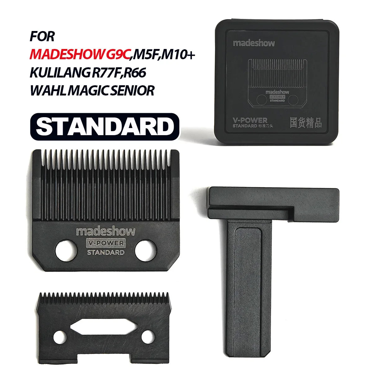 Replacement Original Cutter Head Madeshow Kulilang G9C M5(F) M10+ R66 R77F Standard Blades Hair Clipper Ceramic Blade Trimmer