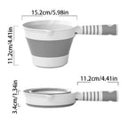 Kitchen Tools Creative Folding Water Scoop Suspensible Large Kitchen Water Ladle Long Handle Save Space Water Dipper Household