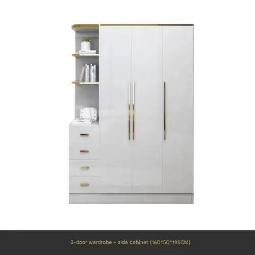 White Gold Wardrobe Designer Clothes Waterproof Children Wardrobe Organizers Nordic Vestidor De Armario Abiertos Hotel Furniture