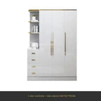 White Gold Wardrobe Designer Clothes Waterproof Children Wardrobe Organizers Nordic Vestidor De Armario Abiertos Hotel Furniture