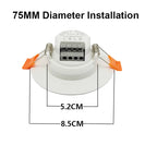 Smart Life Zigbee Human Presence Detector 100-240V Tuya  Radar Pir Montion Sensor Adjustable angle  Luminance Detection