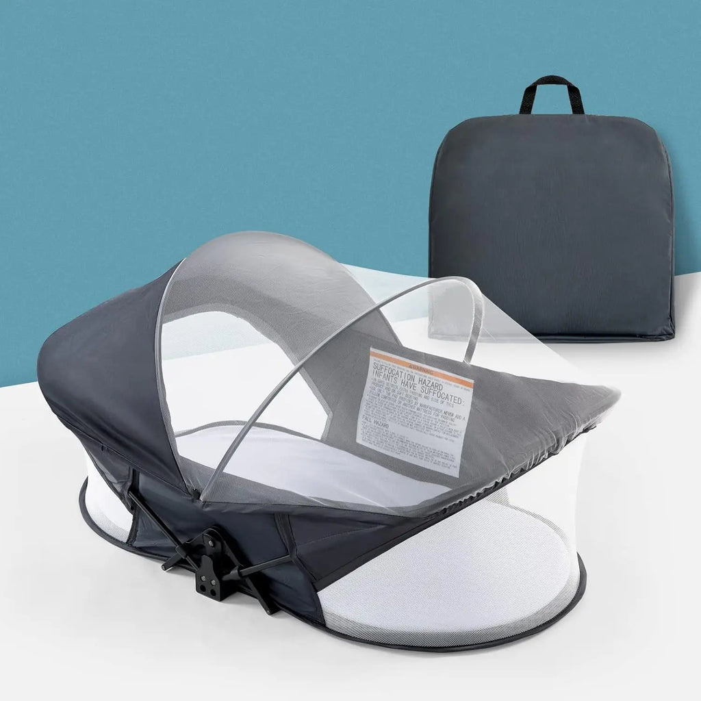Travel Bassinet Portable Bassinet,Portable Travel Crib Infant Travel Bed With Mosquito Net And Canopy,Lightweight And