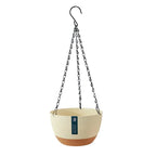 1pcs Nordic Hanging Basket Planter with Chains Thickened Resin Wall-Mounted Flower Pot for Balcony Home Decor