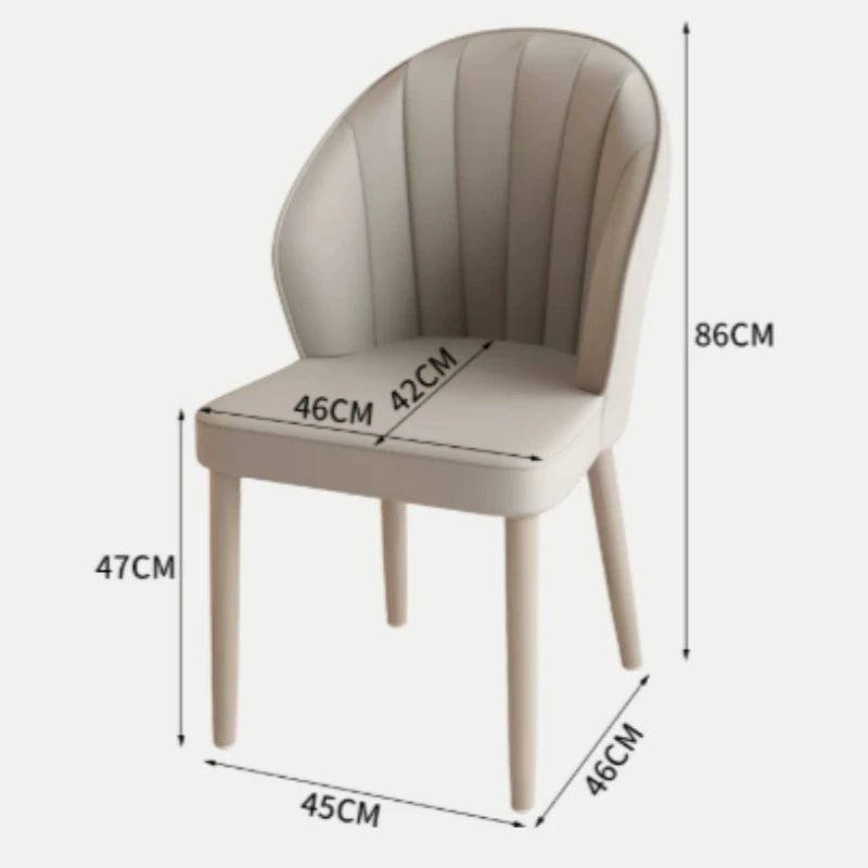 Luxury Modern Dining Chairs Upholstered Unique Kitchen Single Dining Chairs Ergonomic Nordic Cadeiras De Jantar Furnitures