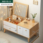 Dressing table Desk Small apartment ins style household bedroom Simple bay window Dresser Integrated cabinet Makeup table