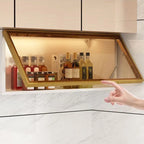Kitchen Accessories Organizer Wall Mounted Kitchen Racks Modern Floating Cupboards Storage Organizers Suspended Storage Shelf