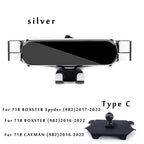 Car Phone Mount Holder For Porsche 718 Boxster Spyder 982 Panamera 971 Macan 95b Cayenne 92A Coupe 9YB Interior Accessories