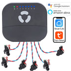 6 Zone WIFI Connect Tuya Smart Home Watering Timer and Garden Irrigation Controller Water solenoid Valve Irrigation Timer System