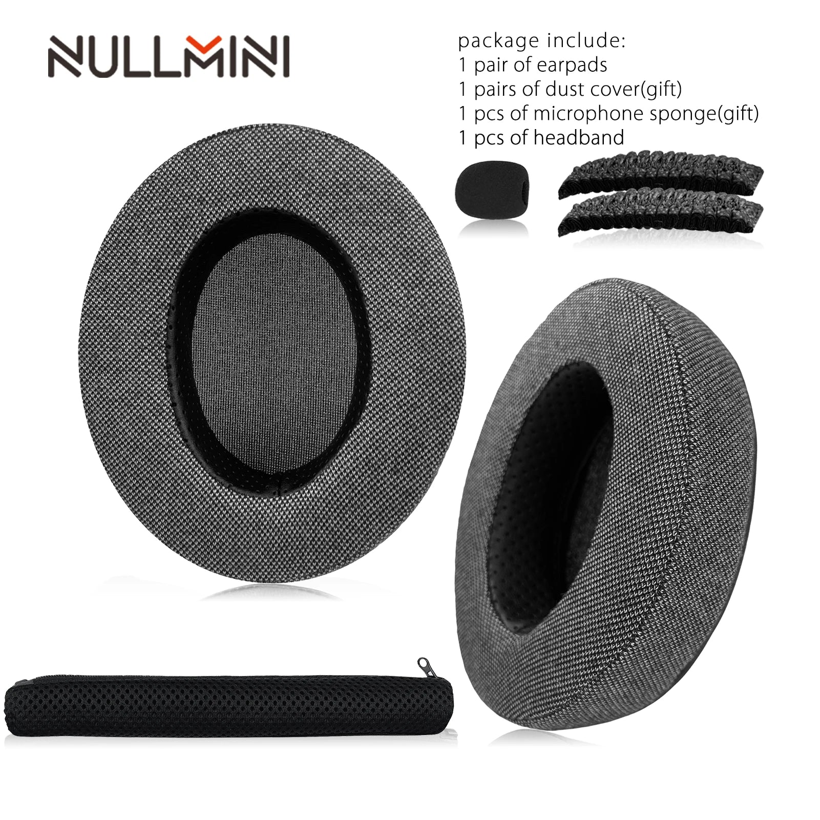 NullMini Replacement Earpads For Logitech G Pro X Headphone Cooling Gel Earmuffs Ear Cover Headband HeadBeam