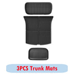 Fully Protection Floor Liners For 2025 Tesla Model Y Juniper Floor Mats with Door Sill Protector Front Rear Cargo Liner  Juniper