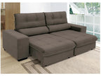 4 Seater Suede Brunello Linoforte Recliner Retractable Sofa