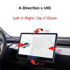 New Reliable for Tesla Screen Rotation Bracket Model 3 Y Accessories GPS Navigation Rotating Holder 4-Direction Swivel Mount Kit