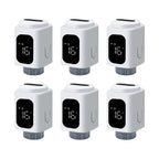 GIRIER Tuya Smart Radiator Thermostat WiFi Thermostatic Radiator Valve Programmable Temperature Controller Supports Geo Fenching