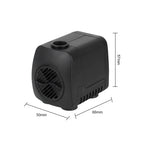 Garden Aquarium Fountain EU Plug with 12 LED Light Water Pump Waterproof Ultra-quiet with Power Cord 15 W