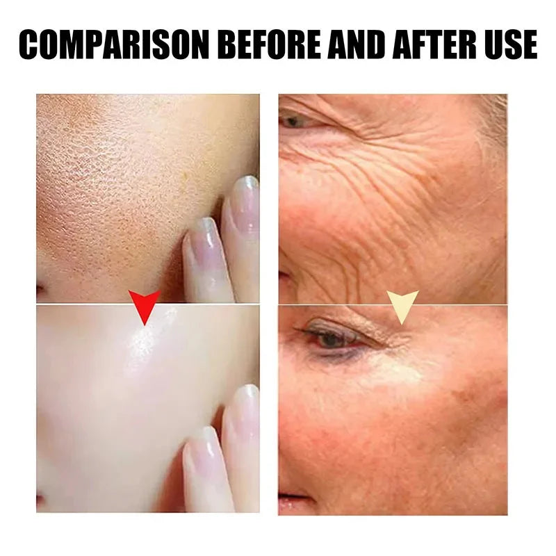 Blue Copper Peptide Wrinkle Serum Firming Lifting Reduce Fine Lines Restore Skin Elasticity Moisturizing Hydrating Brighten 30ml