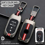 for Honda CR-V Civic Accord HR-V CR-V CRV HRV Fit City Odyssey XRV Hrv Metal Car Key Cover Fob Case Shell 2023 2024