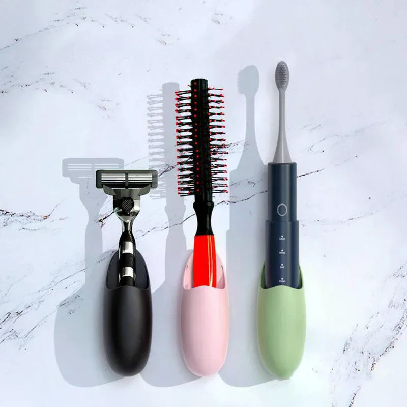 Kitchen Rice Scoop Holder Traceless Rice Cooker Spatula Organizer Tableware Storage Rack Spoon Holder Bathroom Utensil