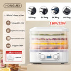 5 Layer Fruit Vegetable Dehydrator Machine Smart 220V 110V Electric Food Dryer for Dry Beef Jerky Meat Fish Tea 식품건조기 음식짤순 건조기시트
