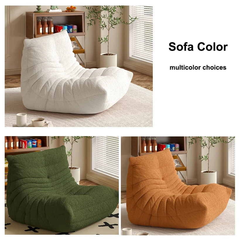 Sleep Tatami Single Small Lazy Sofa Caterpillar Balcony Reclining Leisure Chair Net Red Bedroom Can Lie