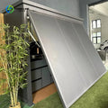 Premium Weatherproof Outdoor Kitchen Set  Stainless Steel Grills Sink and Fridge Cabinets & Custom Aluminum Pavilion