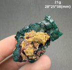 Natural Congo green Dioptase Mineral specimen + healing quartz crystals and stones rock gemstone