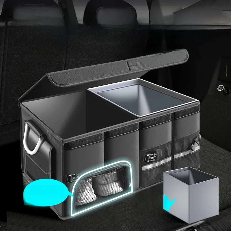 Car Storage Box Vehicle Trunk Organizer Waterproof Insulated Cusizable Simple Sle Foldable Storage Box for Changan CS75P...