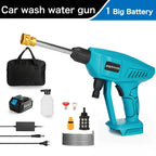 Car Wash Water Gun Washer Spray Nozzle High Pressure Cleaner for Car Home Garden Cleaning Washing Machine for Makita 18V Battery