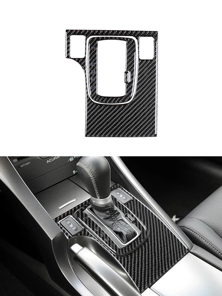 Brand New ABS Carbon Fiber Decorative Car Various Parts Cover Trim Sticker For ACURA TSX 2009-2014 Interior Accessories Stickers