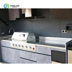 Customized Premium Outdoor Kitchen Cabinet Prefab Capsule House Cooking Station for Garden Patio Backyard Commercial Use