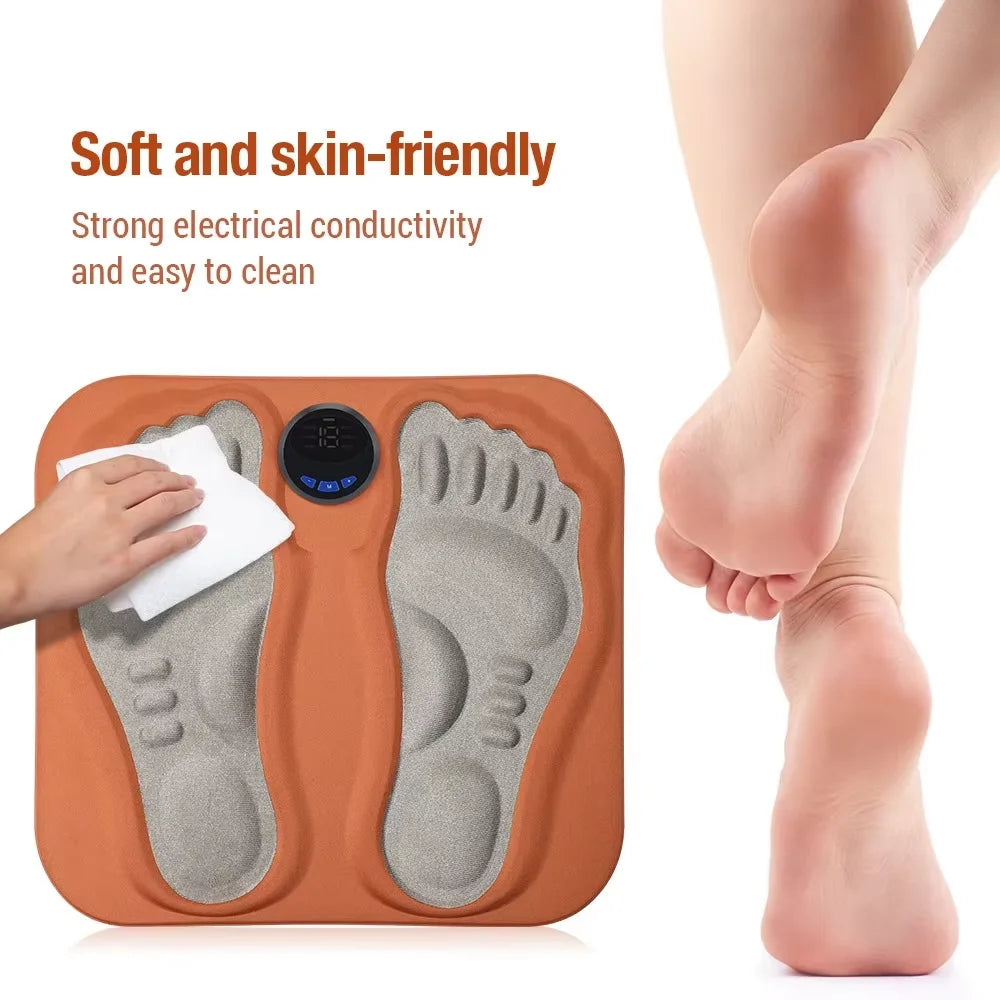 Smart 3D Foot Massage Pad Feet Massager Foldable Accupressure Mat Muscle Electroestimulador Physiotherapy Foot Helper Relaxation
